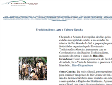 Tablet Screenshot of culturagaucha.com.br